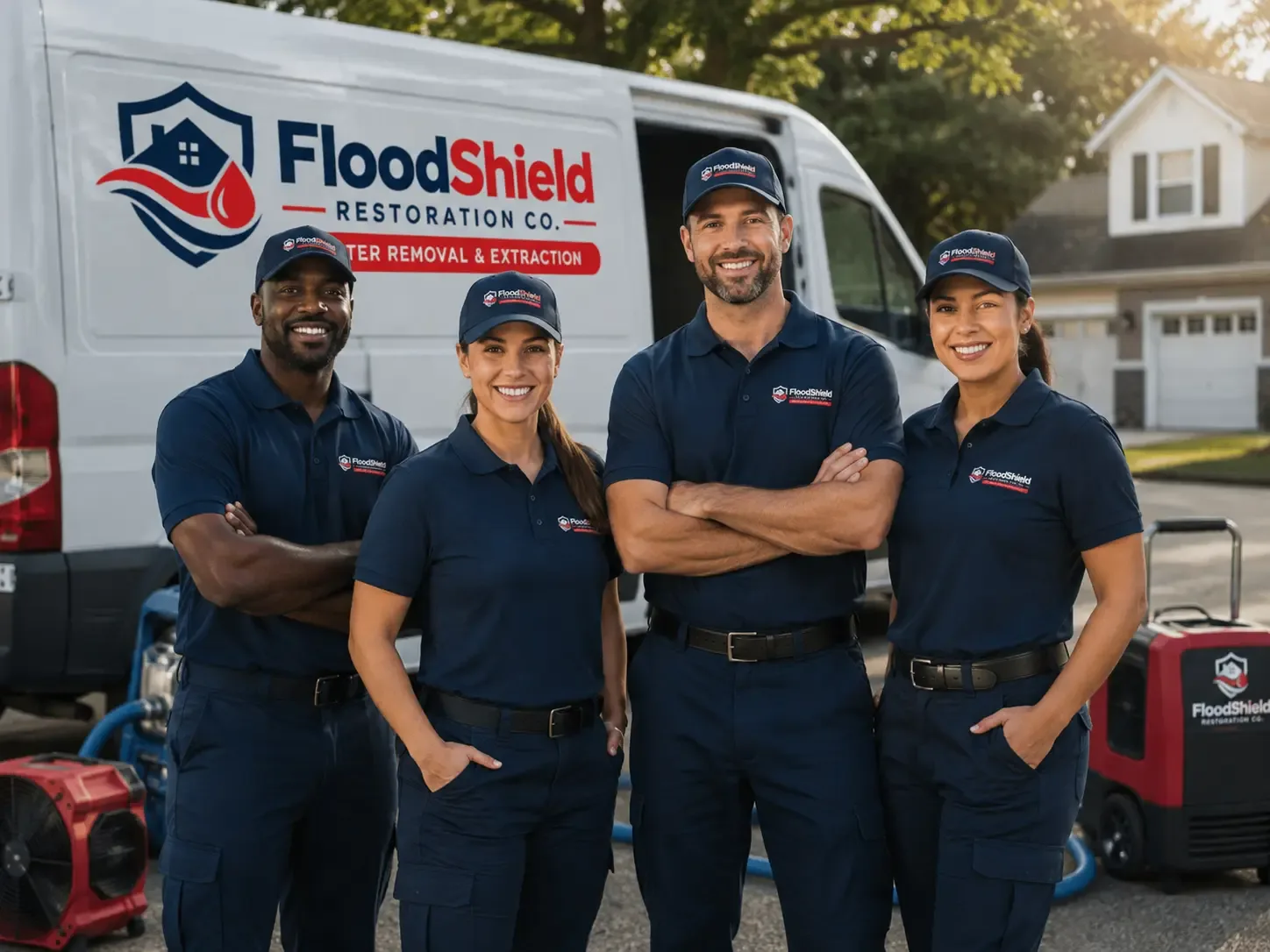 Flood Damage Restoration company in Grissom Arb, IN