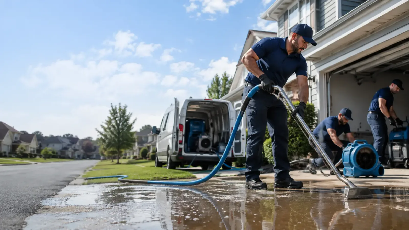 Flood Damage Restoration in Grissom Arb, IN